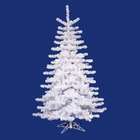   10 Pre lit Crystal White Artificial Christmas Tree   Clear Lights