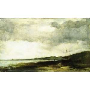   John Henry Twachtman   24 x 14 inches   Coastal Vie
