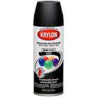 KRYLON Semi Flat Spray Enamel Black 12 Oz