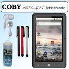 Coby MID70244G Kyros 7 Inch Internet Android 4GB Tablet Kit