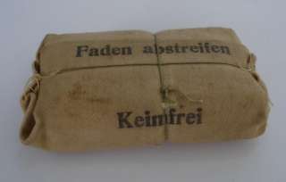 WWI 1914 ORIGINAL GERMAN FIRST AID BANDAGE PACK   MINT  
