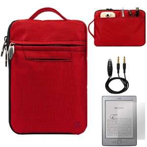  Red Mighty Nylon Jacket Slim Compact Protective Sleeve Bag 