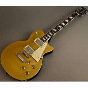   SOLID MAHOGANY BODY GOLDTOP ELECTRIC GUITAR wEMGs Musical Instruments