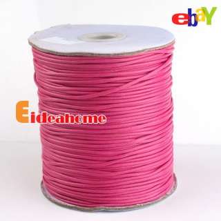   Charms Waxed Cotton Cords 2mm Dia For Jewelry Making Fashion  