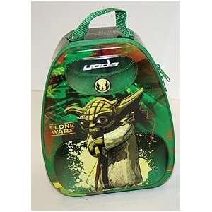  Star Wars the Clone Wars YODA Backpack Style Tin Lunch Box 