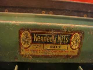 VINTAGE KENNEDY KITS MODEL 1017 USA CANTILEVER METAL TOOL BOX TOOLBOX 