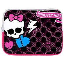 Monster High 10.2 inch Netbook Sleeve   Pink and Black   Sakar 