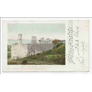  Reprint Ruins, Crown Point N. Y 1902 1903