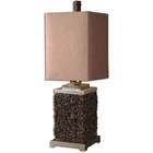  Knotted Rattan Rectangle Table Lamp