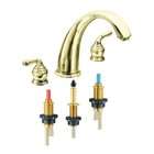    Moen Polished Brass Double handle Low Arc Roman Tub Faucet