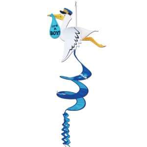  Stork Its A Boy Wind Spinner Case Pack 48   531711 Patio 