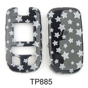  Glitter Stars on Black Samsung Convoy u640 Hard Case/Cover 