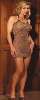 sexy leopard print mini dress One Size & Plus Size Daring Clubwear 