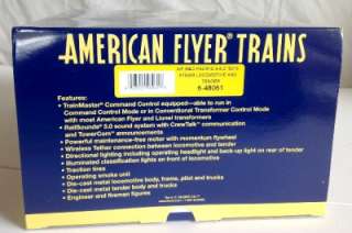 American Flyer A/F B & O Pacific 4 6 2 #5213 Steam Locomotive & Tender 