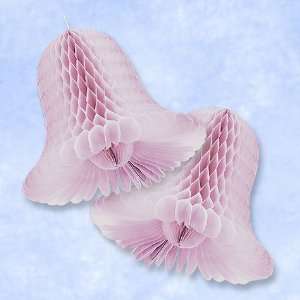  Pink 11in Honeycomb Bridal Bells 2ct Toys & Games