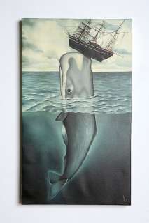 UrbanOutfitters  Devil Whale Wall Art by Jen Lobo 20x34