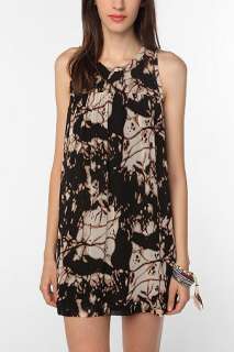 UrbanOutfitters  Sparkle & Fade Graphic Printed Chiffon Dress