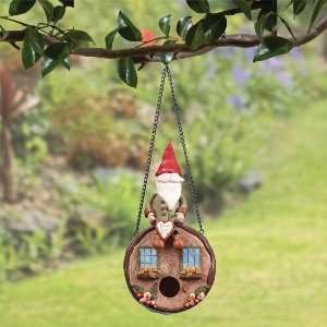  Birdhouse Gnome Log   PUMPKIN SEEDS COLLECTION / BIRDHOUSE 