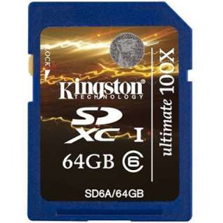 Kingston SD6A/64GB 64GB SDXC Class 6 Flash Card New  