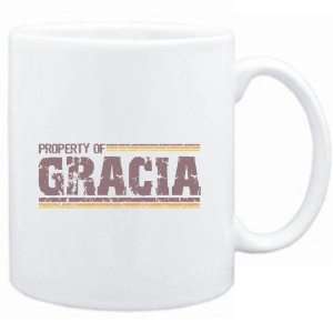  Mug White  Property of Gracia   Vintage  Female Names 
