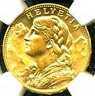   GOLD COIN 20 FRANCS NGC CERTIF GENUINE GRADED MS 64 GORGEOUS