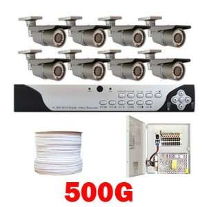  Complete Professional 8 Channel Real Time H.264 (500GB HD 