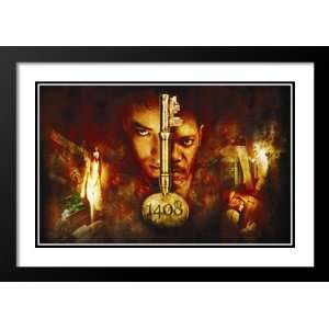  1408 32x45 Framed and Double Matted Movie Poster   Style L 