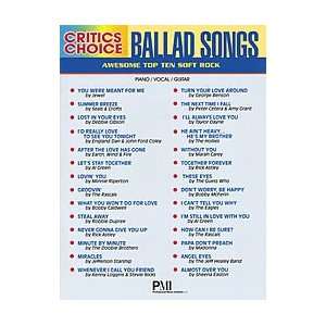  Critics Choice Ballad Songs Musical Instruments