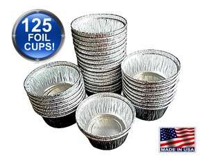 oz. Aluminum Foil Muffin / Utility Cup 125/Pack  