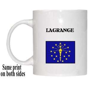   US State Flag   LAGRANGE, Indiana (IN) Mug 