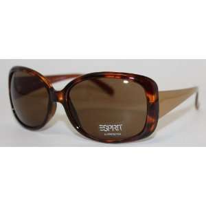 Esprit Sunglass Tortoise / Brown Plastic Fashion Rectangle 19306 532 