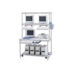  LAN system storage and a work surface in one convenient unit. Space 