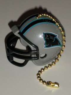 Carolina Panthers NFL Football Helmet Light / Fan Pull with Brass 