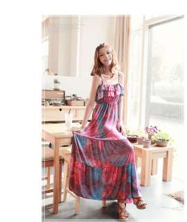 NWT Boho/Bohemia Floral Print Maxi Long Dress  