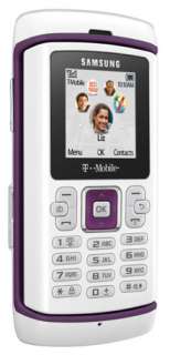  Samsung Comeback t559 Phone, Pearl White/Plum (T Mobile 