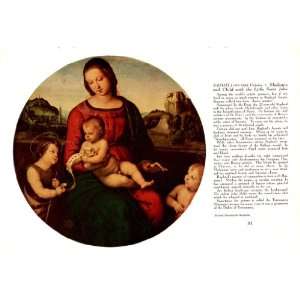  Madonna and Child with the Little Saint John   Raphael Masterpiece 