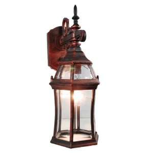   Copper Finished Outdoor Wall Lighting Fixtures