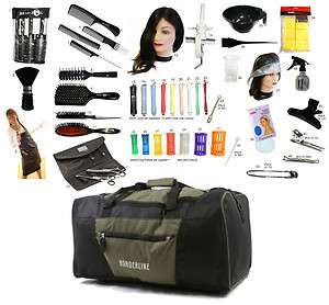 Professional Hairdressing College Kit with bag   Standard Hair 