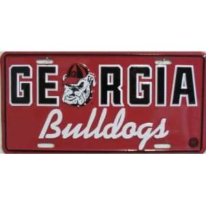  Georgia Bulldogs License Plate Frame NCAA 