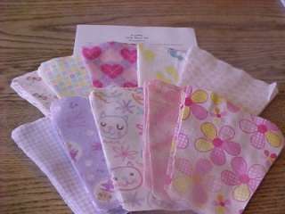   Flannel Baby Quilt Kit, Die Cut, pinks and purples, Easy  