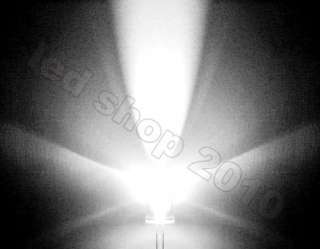 100 pcs 10mm Round white Superbright LED Light lamp  