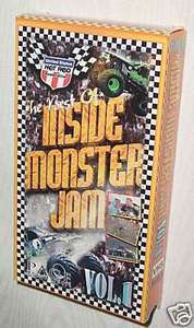 BEST OF INSIDE MONSTER JAM VIDEO VOLUME 1 VHS SEALED  