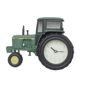  1637Tractor Green Tractor Wall Clock