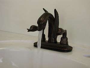 Oil Rubbed Bronze SWAN SINK FAUCET MATCH OUR TUB ALLBRASS SETS Fits 4 