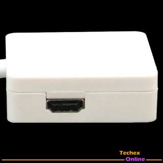 3in1 Thunderbolt Mini Displayport to DP HDMI DVI Adapter Fr Macbook 