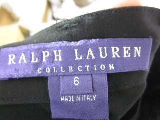 RALPH LAUREN PURPLE LABEL Black Slacks Pants Trousers 6  