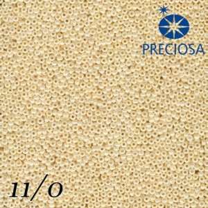 Czech Glass Seed Beads Preciosa 50 Grams (1,8 Ounce) Beige 11/0 (2,0 2 
