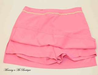 Womens Lilly Pulitzer Pink Golf Skirt Skort Size 8  
