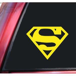  Superman Vinyl Decal Sticker   Yellow Automotive
