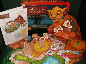 Disneys The Lion King 3D Adventure Board Game MB 2003  